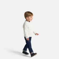 Jacadi Pull bébé garçon - blanc doux BLANC DOUX JACADI Clearance