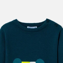 Jacadi Pull bébé garçon en tricot - ENCRE