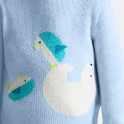 Jacadi Pull bébé garçon Intarsia fantaisie - NUAGE