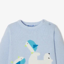 Jacadi Pull bébé garçon Intarsia fantaisie - NUAGE
