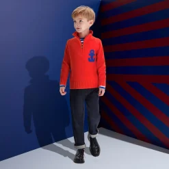 Jacadi Pull camionneur enfant garçon - ROUGE VIF Outlet