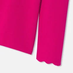 Jacadi Pull col roulé enfant fille - FRAMBOISE Hot