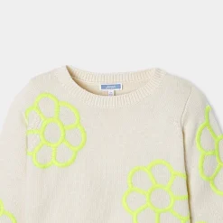 Jacadi Pull court enfant fille - blanc doux BLANC DOUX JACADI New