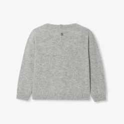 Jacadi Pull en cachemire bébé fille GRIS/MULTICO