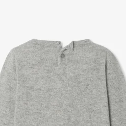 Jacadi Pull en cachemire bébé fille GRIS/MULTICO