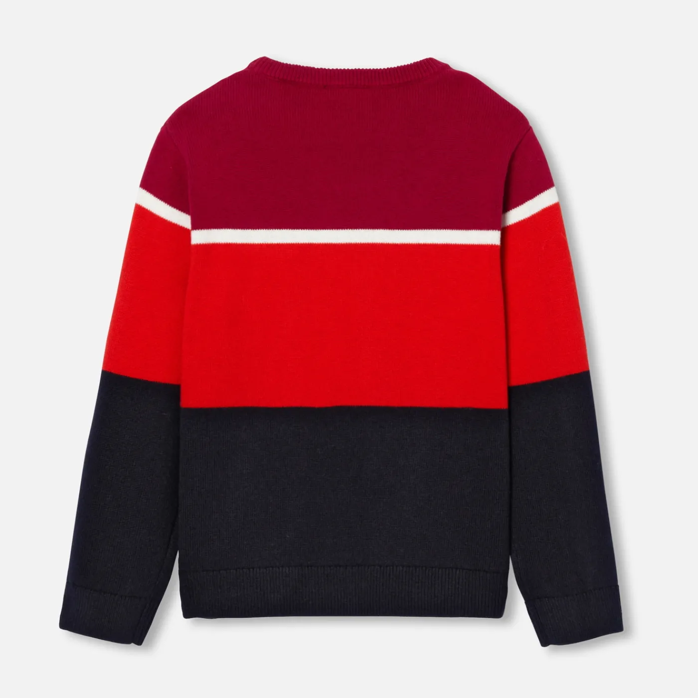 Jacadi Pull enfant garçon color block - MARINE/ROUGE Clearance