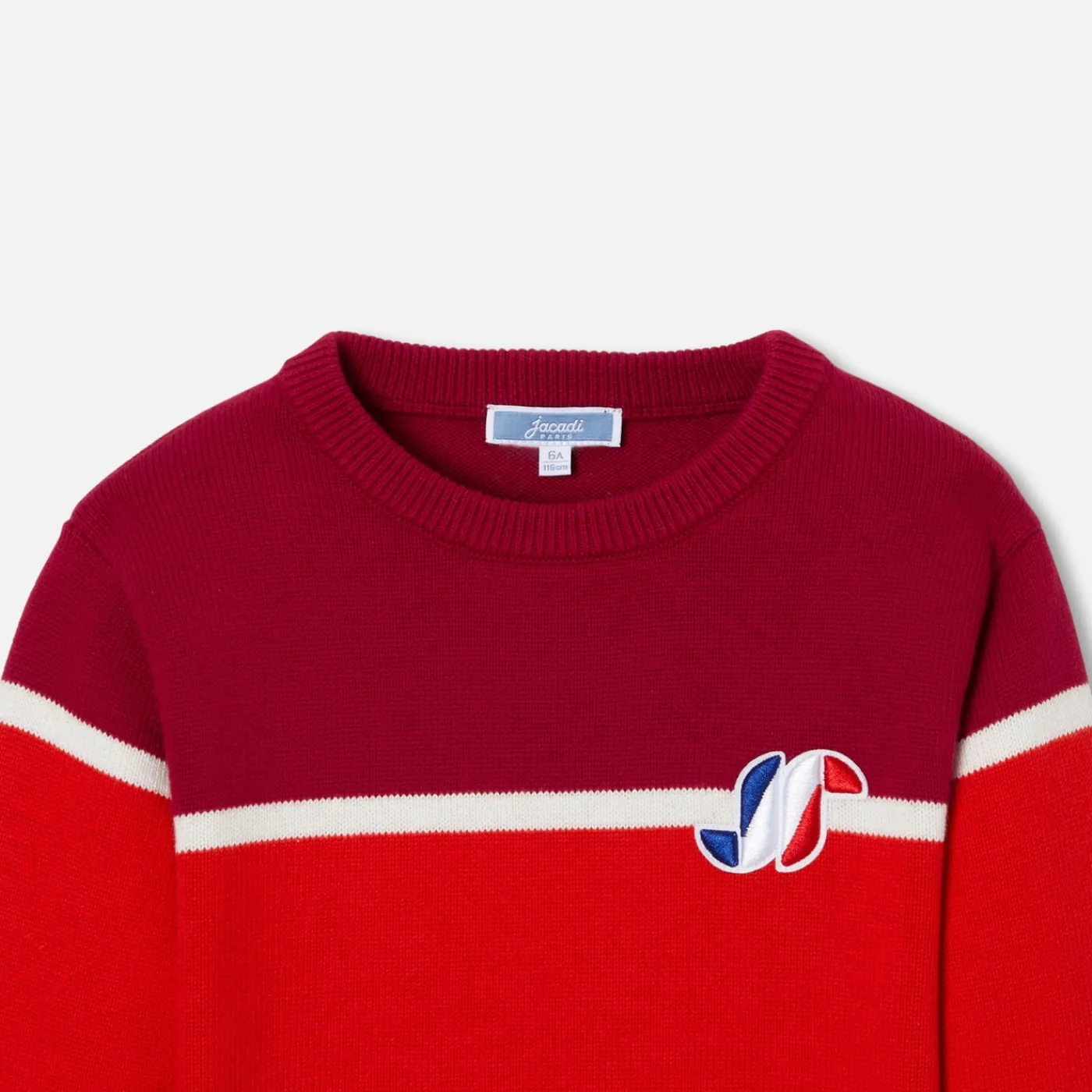 Jacadi Pull enfant garçon color block - MARINE/ROUGE Clearance