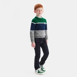 Jacadi Pull enfant garçon color block - lore GRIS/MULTICO New