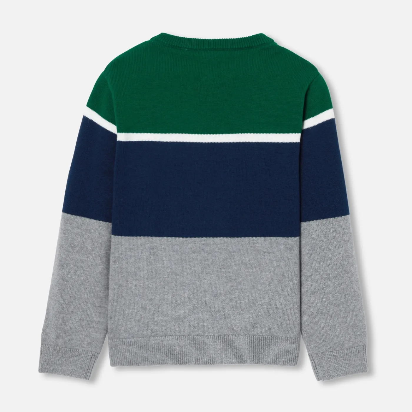 Jacadi Pull enfant garçon color block - lore GRIS/MULTICO New