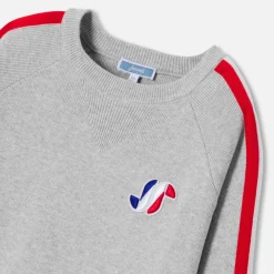 Jacadi Pull enfant garçon en coton - gris chine clair GRIS CHINE CLAIR JACADI Hot