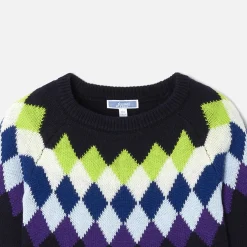 Jacadi Pull enfant garçon en laine responsable - marine MARINE JACADI Online