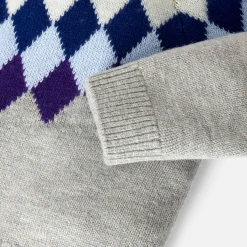 Jacadi Pull jacquard bébé garçon - lore GRIS/MULTICO Clearance