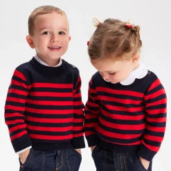 Jacadi Pull marin bébé - MARINE/ROUGE Outlet