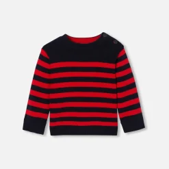 Jacadi Pull marin bébé - MARINE/ROUGE Outlet