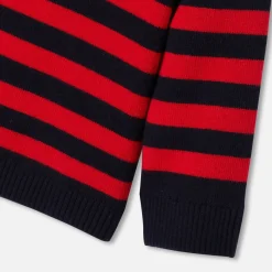 Jacadi Pull marin bébé - MARINE/ROUGE Outlet