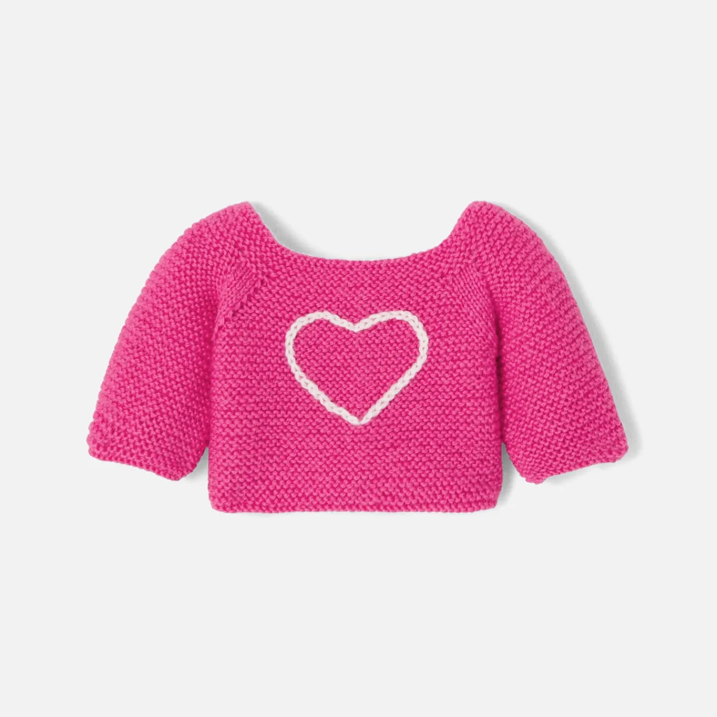 Jacadi Pull pour peluche lapin moyen modèle - Love Maille - ROSE New