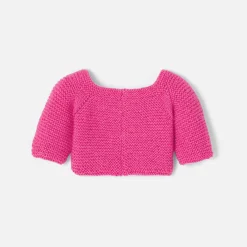 Jacadi Pull pour peluche lapin moyen modèle - Love Maille - ROSE New