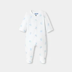 Jacadi Pyjama bébé en molleton motif lapin - lore BLANC/MULTICO Online