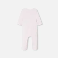 Jacadi Pyjama bébé fille en interlock - rose pale ROSE PALE JACADI Clearance