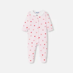 Jacadi Pyjama bébé fille en molleton - lore ROSE/MULTICO Hot