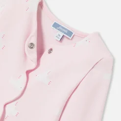 Jacadi Pyjama bébé fille en molleton - lore ROSE/MULTICO