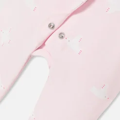 Jacadi Pyjama bébé fille en molleton - lore ROSE/MULTICO