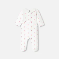 Jacadi Pyjama bébé fille en molleton - lore BLANC/MULTICO Online