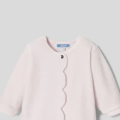 Jacadi Pyjama bébé fille en velours bouclette - rose pale ROSE PALE JACADI Sale
