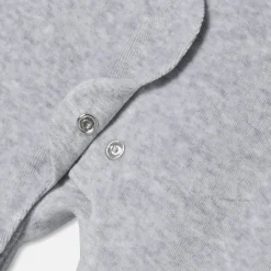 Jacadi Pyjama bébé fille en velours bouclette - gris chine clair GRIS CHINE CLAIR JACADI Sale