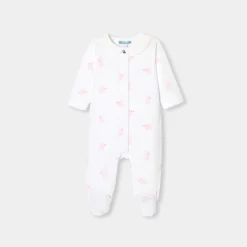 Jacadi Pyjama bébé fille en velours motif lapin - BLANC/ROSE Best