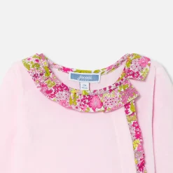 Jacadi Pyjama bébé fille en velours - ROSE DRAGEE Outlet