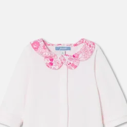 Jacadi Pyjama bébé fille en velours - rose pale ROSE PALE JACADI New
