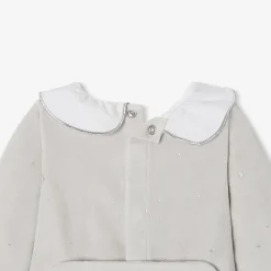 Jacadi Pyjama bébé fille en velours - lore GRIS/MULTICO Outlet