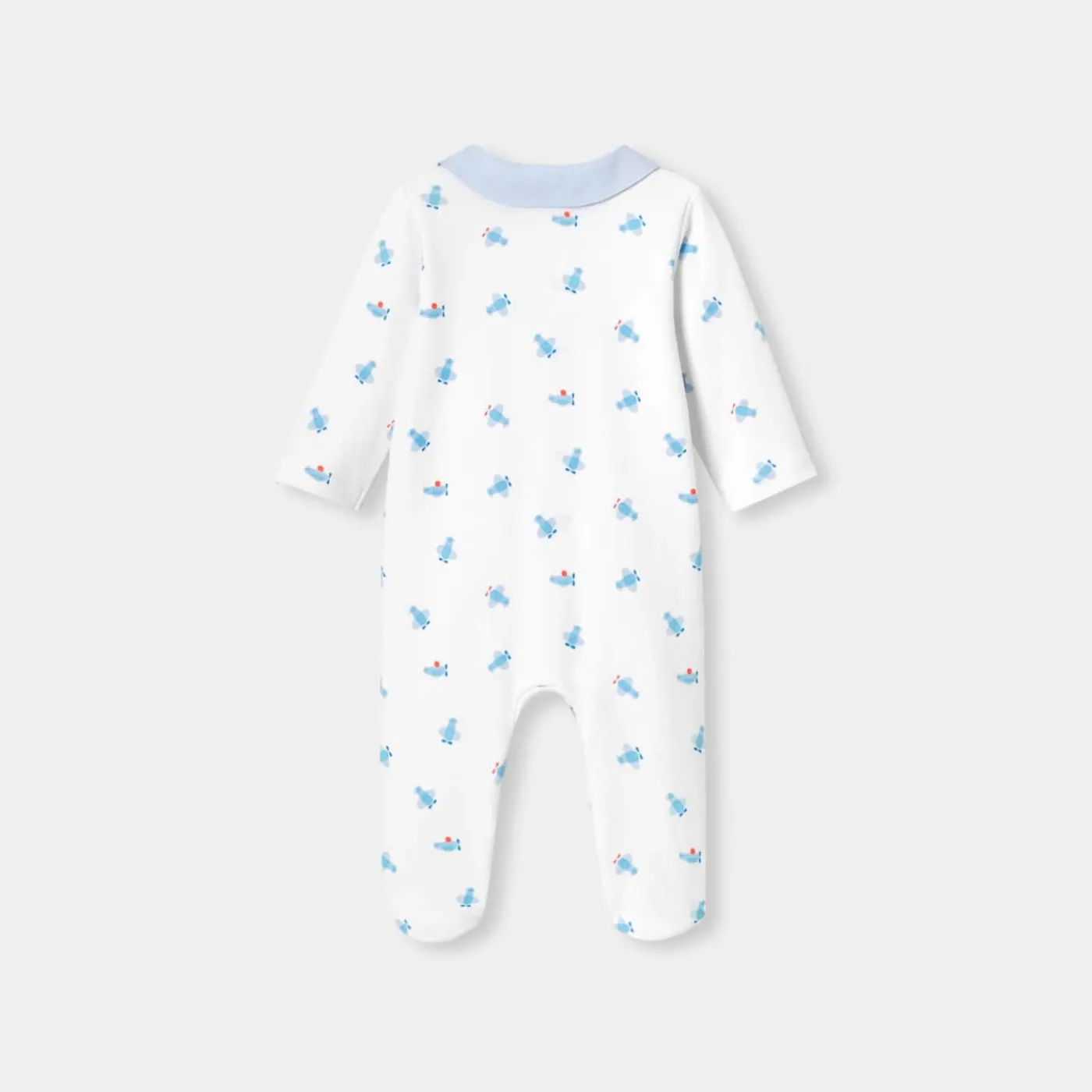 Jacadi Pyjama bébé garçon en interlock - lore BLANC/MULTICO Clearance