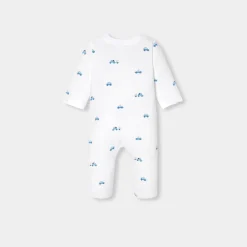 Jacadi Pyjama bébé garçon en molleton - lore BLANC DOUX/MULTICO Sale