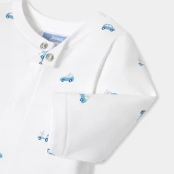 Jacadi Pyjama bébé garçon en molleton - lore BLANC DOUX/MULTICO Sale