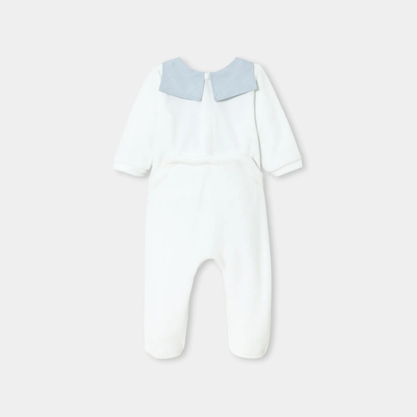 Jacadi Pyjama bébé garçon en velours - blanc BLANC JACADI Online