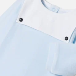 Jacadi Pyjama bébé garçon en velours - BLEU PALE New
