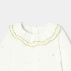 Jacadi Pyjama de Noël bébé fille en velours - lore BLANC DOUX/MULTICO Online