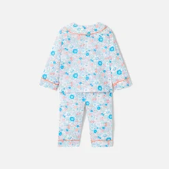 Jacadi Pyjama de Noël bébé fille en tissu Liberty - lore MULTICO
