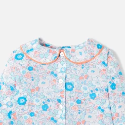 Jacadi Pyjama de Noël bébé fille en tissu Liberty - lore MULTICO