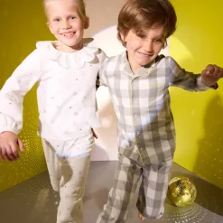 Jacadi Pyjama en flanelle enfant garçon - lore BLANC DOUX/MULTICO Outlet