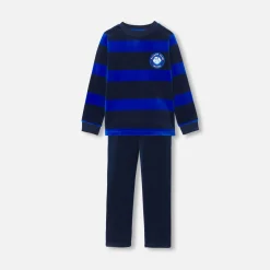 Jacadi Pyjama en velours enfant garçon - BLEU Sale