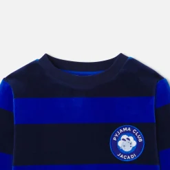 Jacadi Pyjama en velours enfant garçon - BLEU Sale
