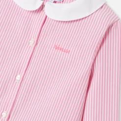 Jacadi Pyjama enfant fille en flanelle - BLANC/ROSE
