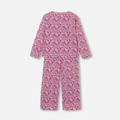 Jacadi Pyjama enfant fille en tissu Liberty - lore ROSE/MULTICO Clearance