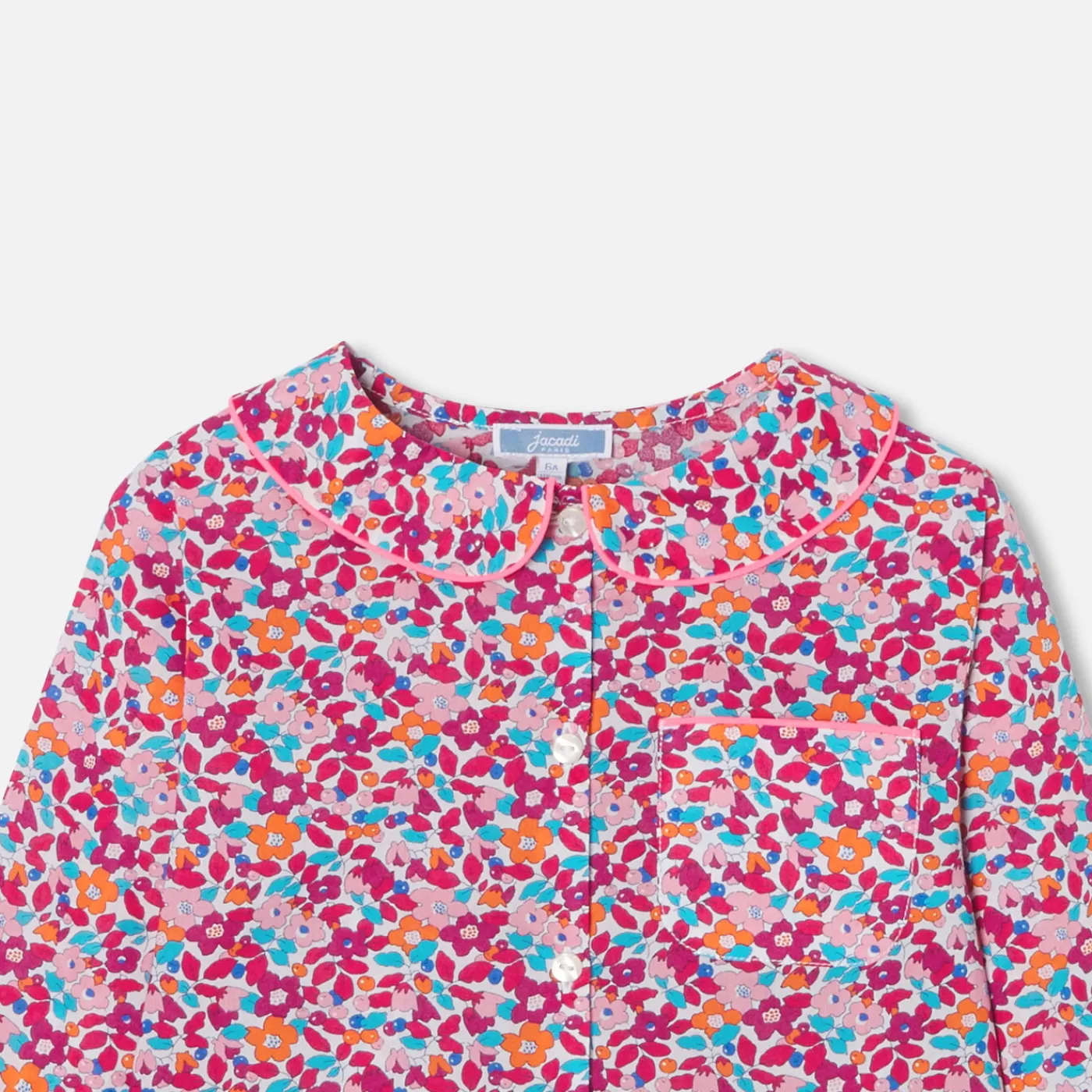 Jacadi Pyjama enfant fille en tissu Liberty - lore ROSE/MULTICO Clearance