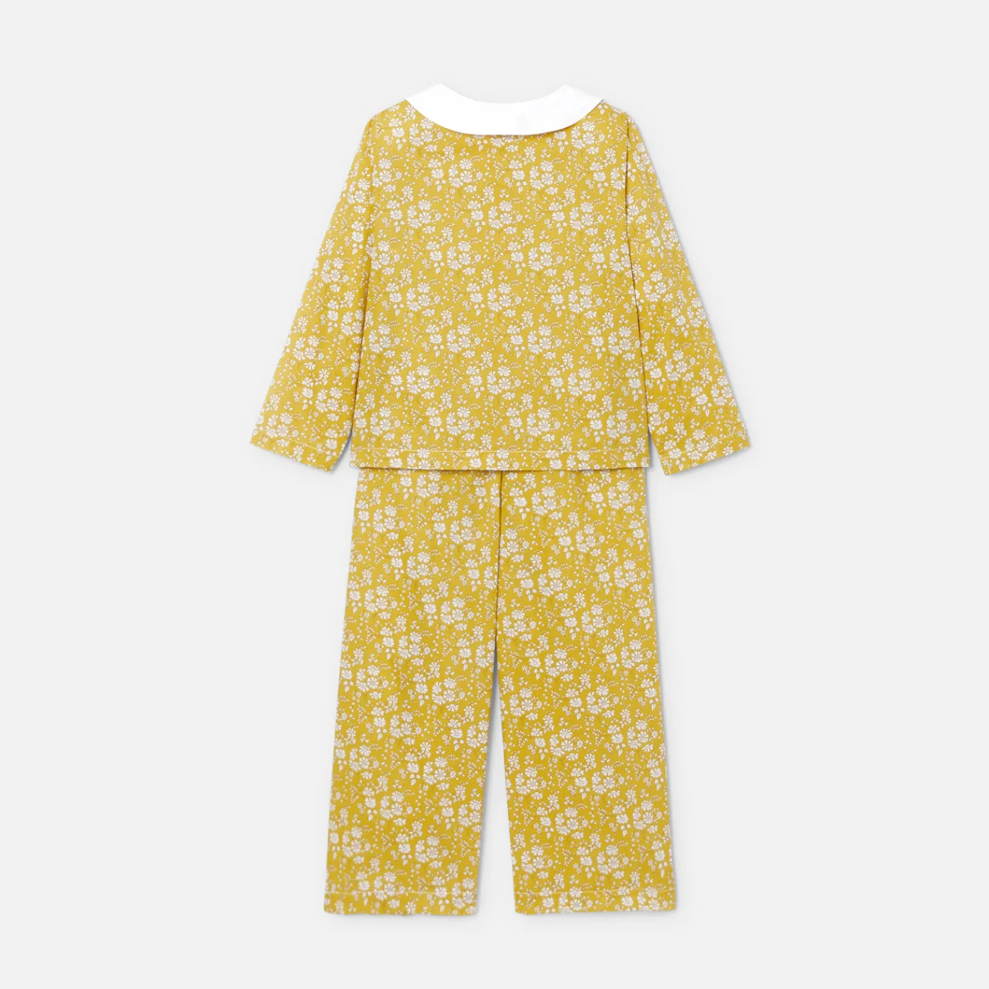 Jacadi Pyjama enfant fille en tissu Liberty - JAUNE/BLANC