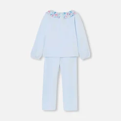 Jacadi Pyjama enfant fille en velours - celeste CELESTE JACADI Online