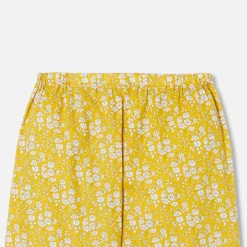 Jacadi Pyjama femme en tissu Liberty - JAUNE/BLANC Sale